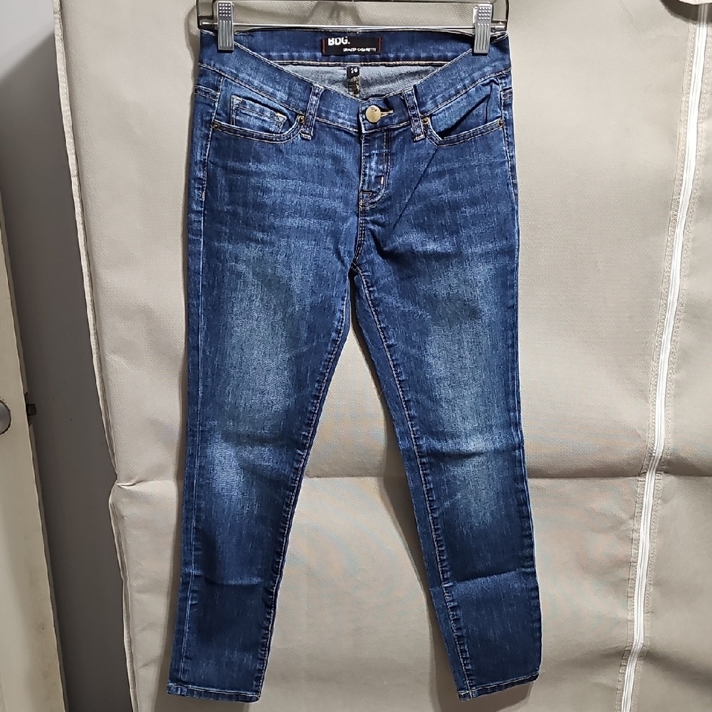 BDG Dark Blue Ankle Jeans
